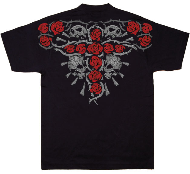 Day Of The Dead Backprint T-Shirt