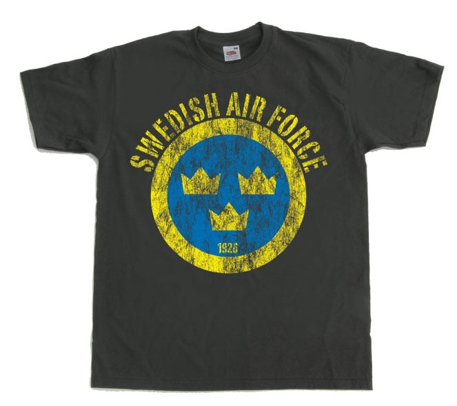 Swedish Airforce Distressed T-Shirt