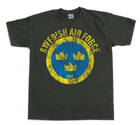 Swedish Airforce Distressed T-Shirt