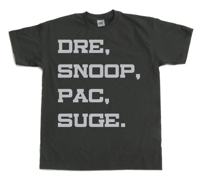 Dre, Snoop, Pac & Suge T-Shirt