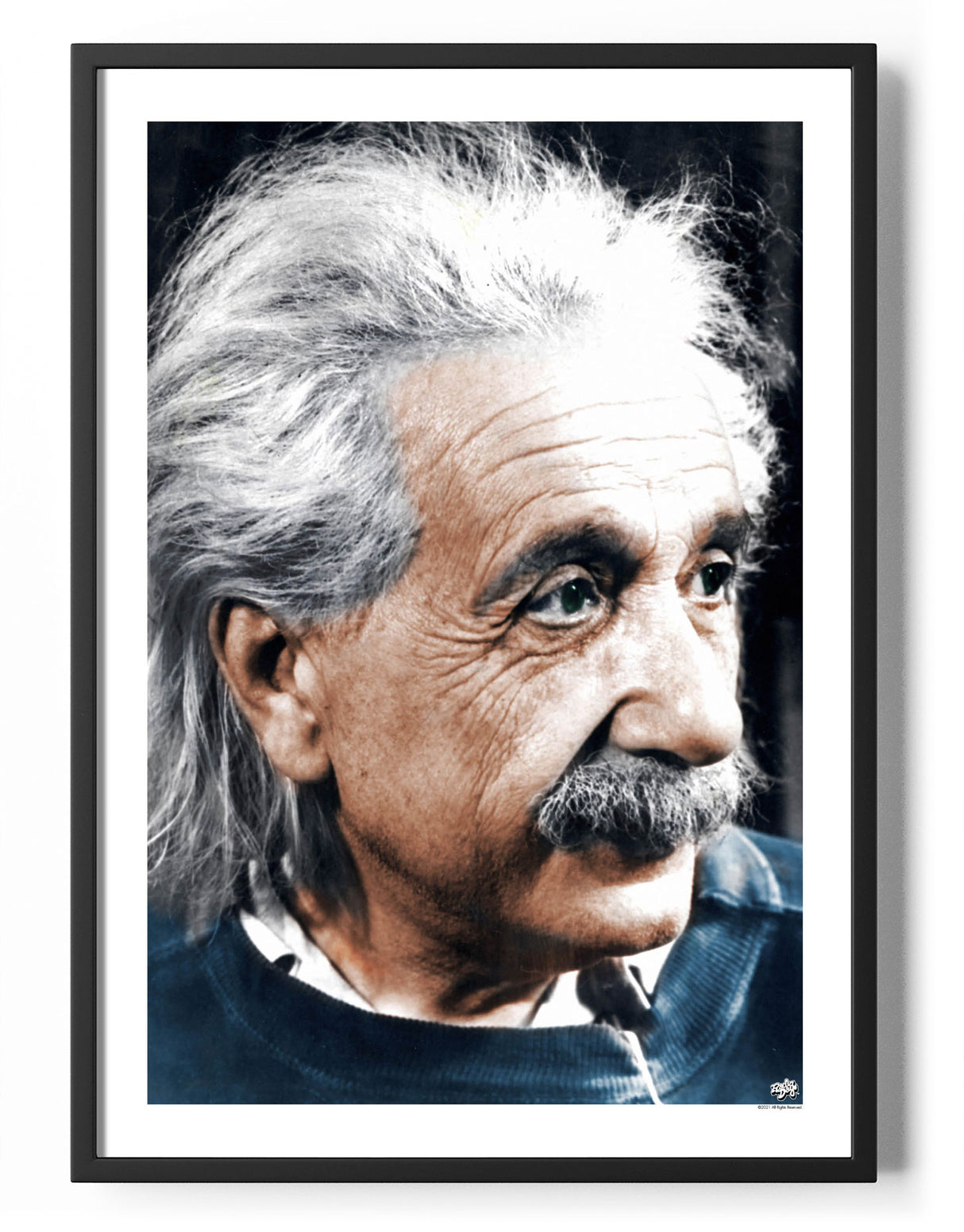 Relaxed Albert Einstein Poster