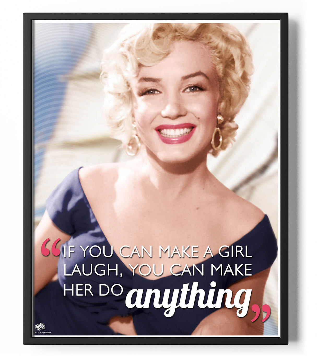 Make A Girl Laugh Poster