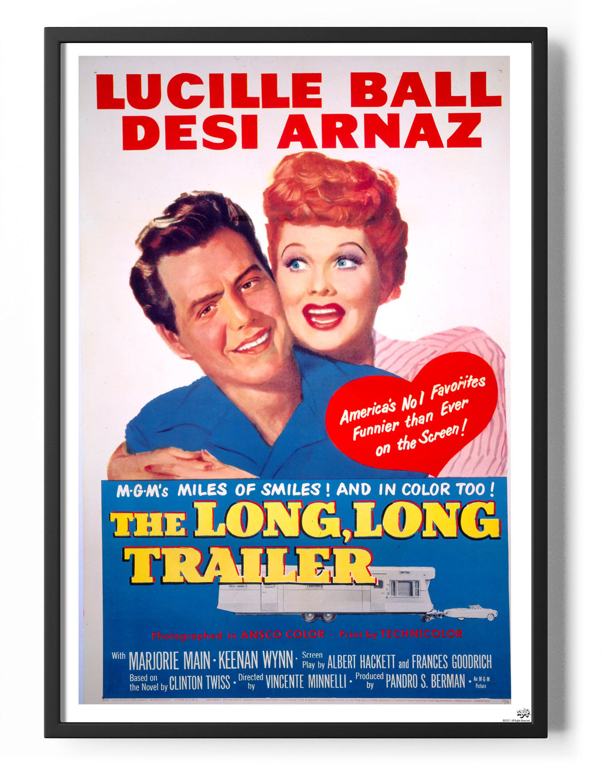 The Long, Long Trailer Movie Poster