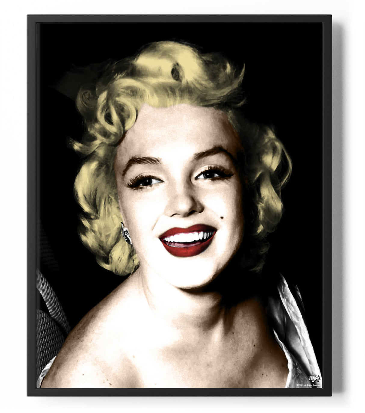 Marilyn Monroe Matted Colors Poster