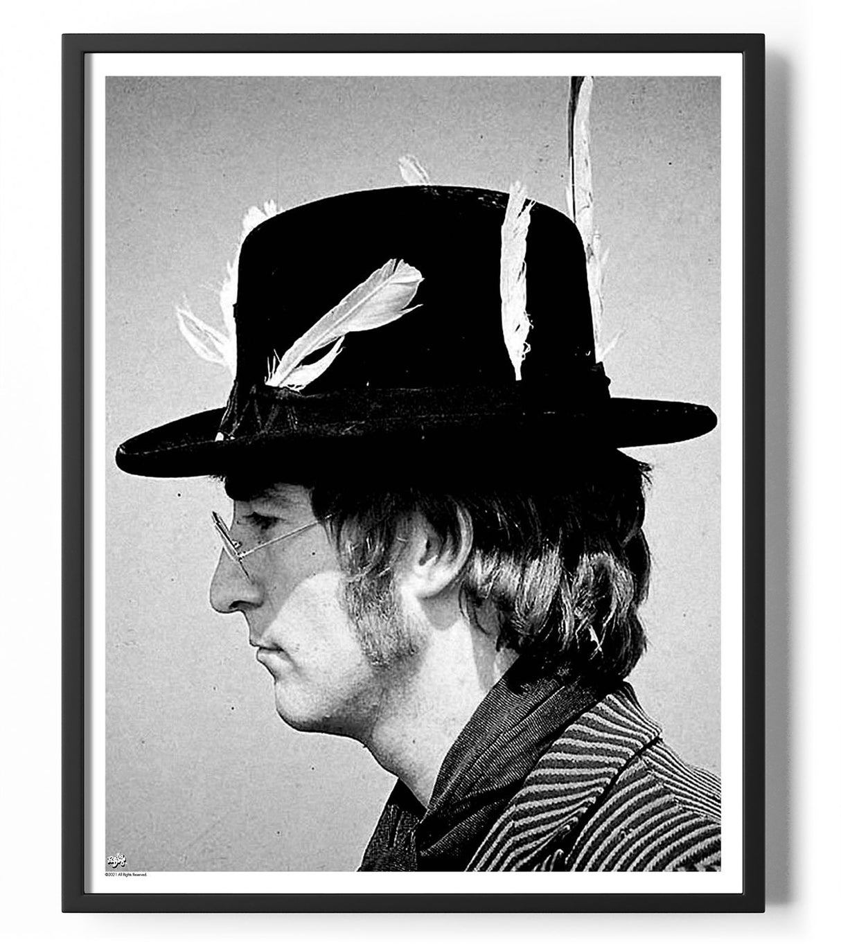 John Lennon Hat Portrait