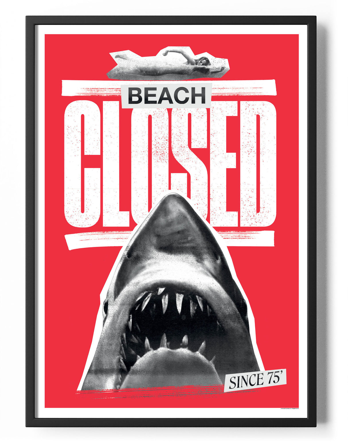 Beach Closed Since 75' Poster