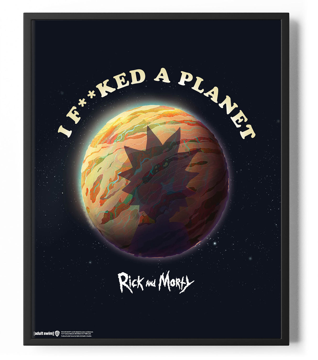 I F**ked A Planet Poster