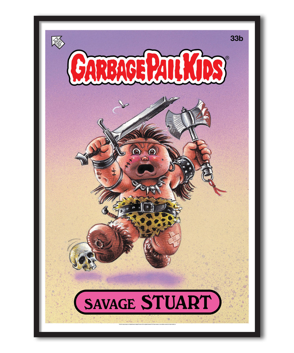 Garbage Pail Kids - Savage Stuart Poster