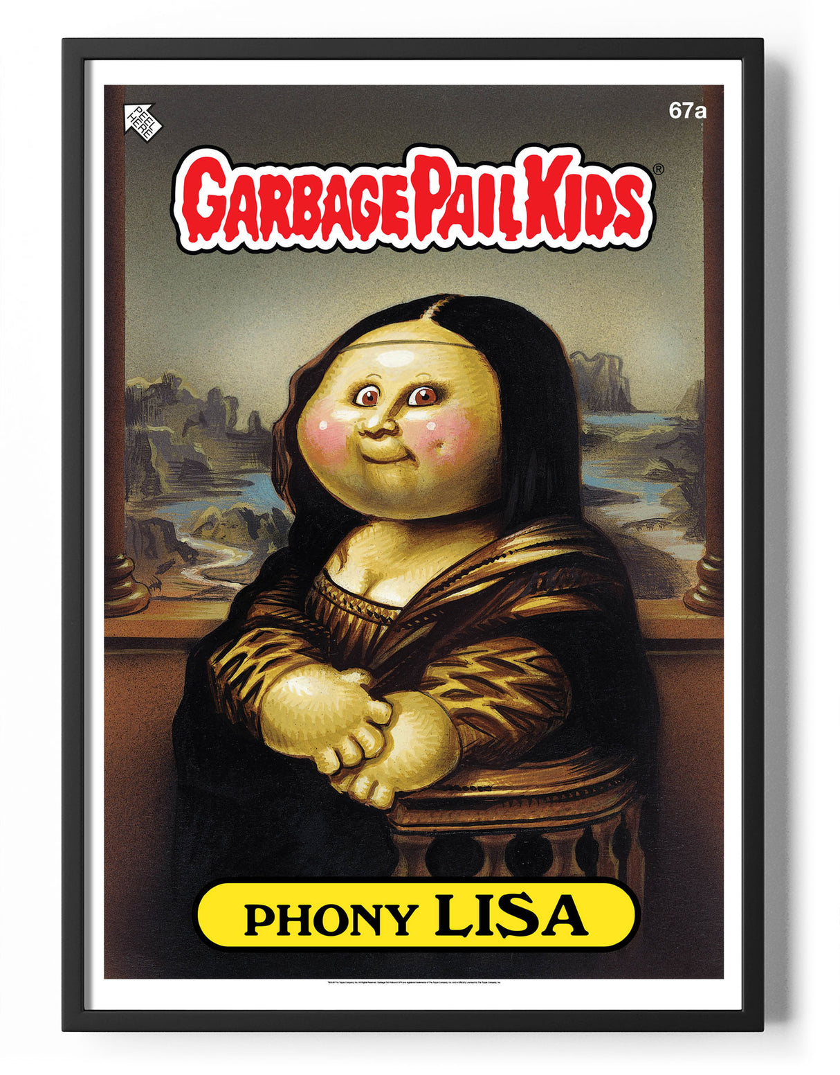 Garbage Pail Kids - Phony Lisa Poster