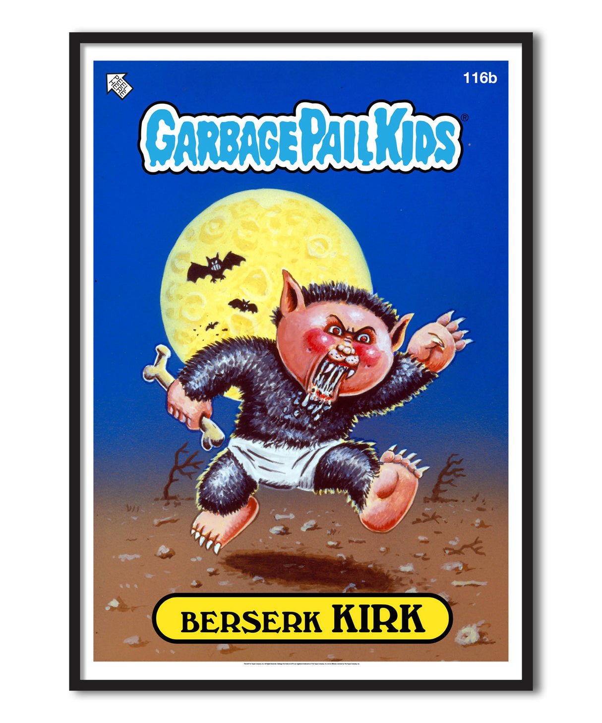 Garbage Pail Kids - Berserk Kirk Poster