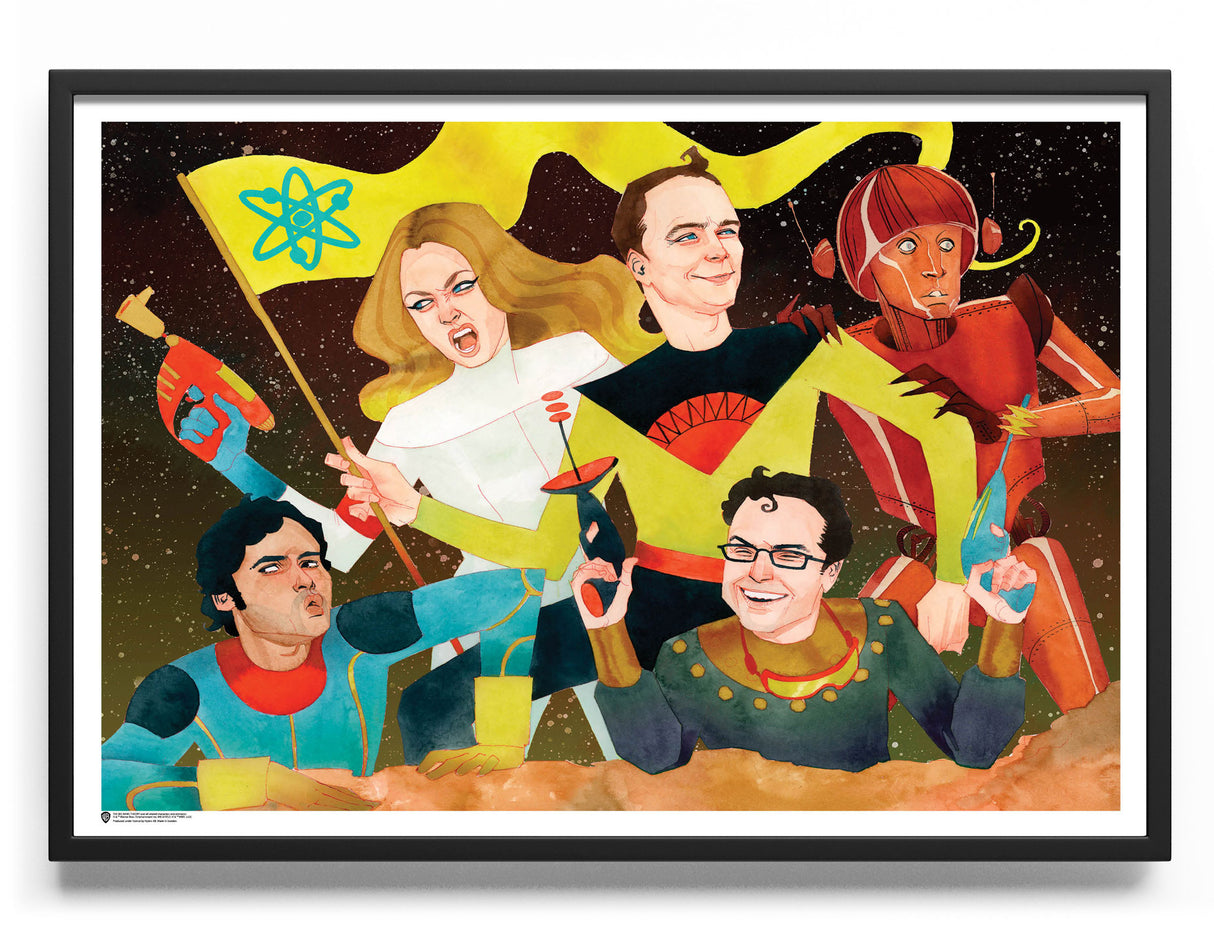 The Big Bang Theory Art Poster