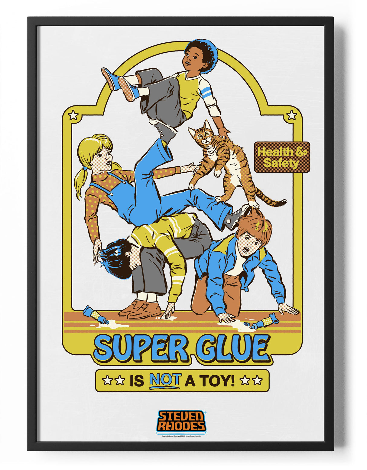 Super Glue Is Not A Toy Poster