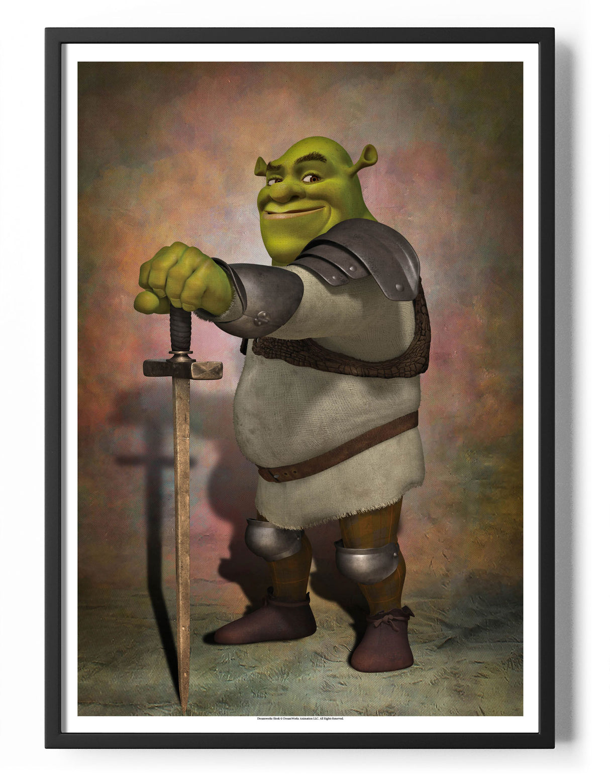 Shrek Oil Painting Poster