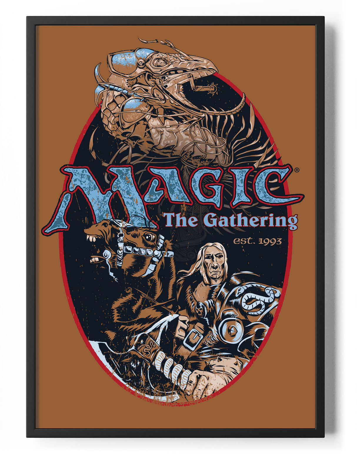 Magic the Gathering - Black Knight Poster