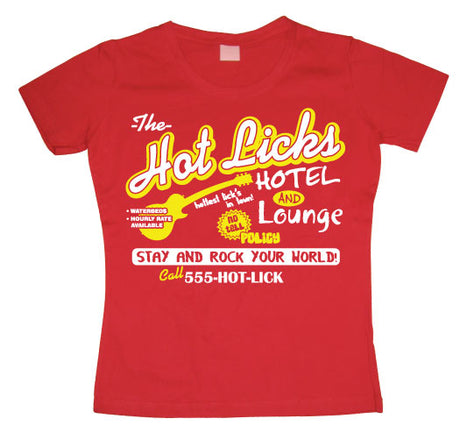 Hot Licks Hotel Girly T-shirt