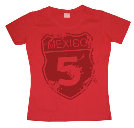 Mexico 5 Girly T-shirt