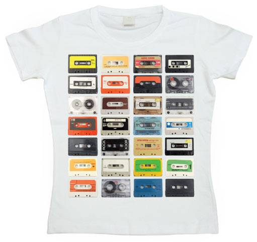 Mixed Tapes Girly T-shirt