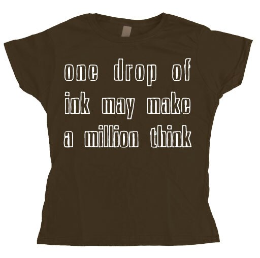 One Drop Of Ink... Girly T-shirt