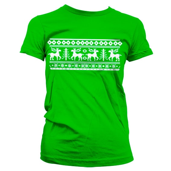 Scandinavian Christmas Girly Tee