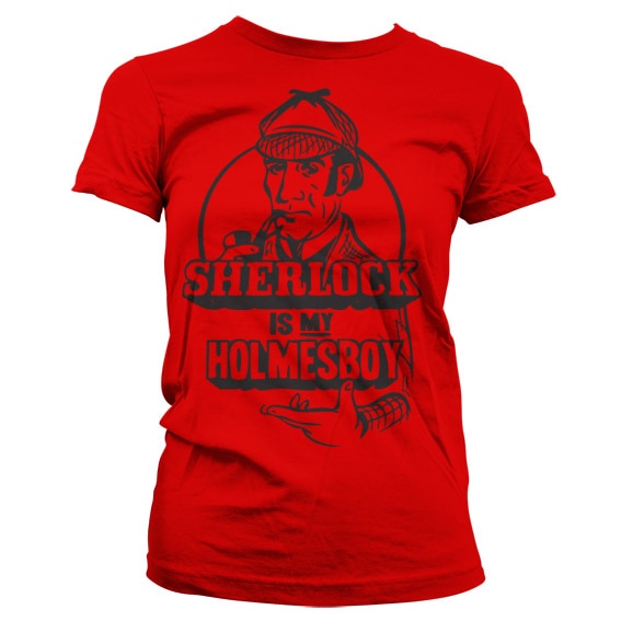 Sherlock Is My Holmesboy Girly T-Shirt