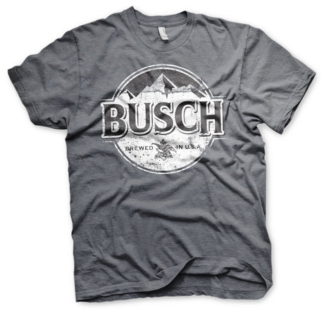 Busch Beer BW Washed Logo T-Shirt