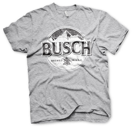 Busch Beer BW Washed Logo T-Shirt