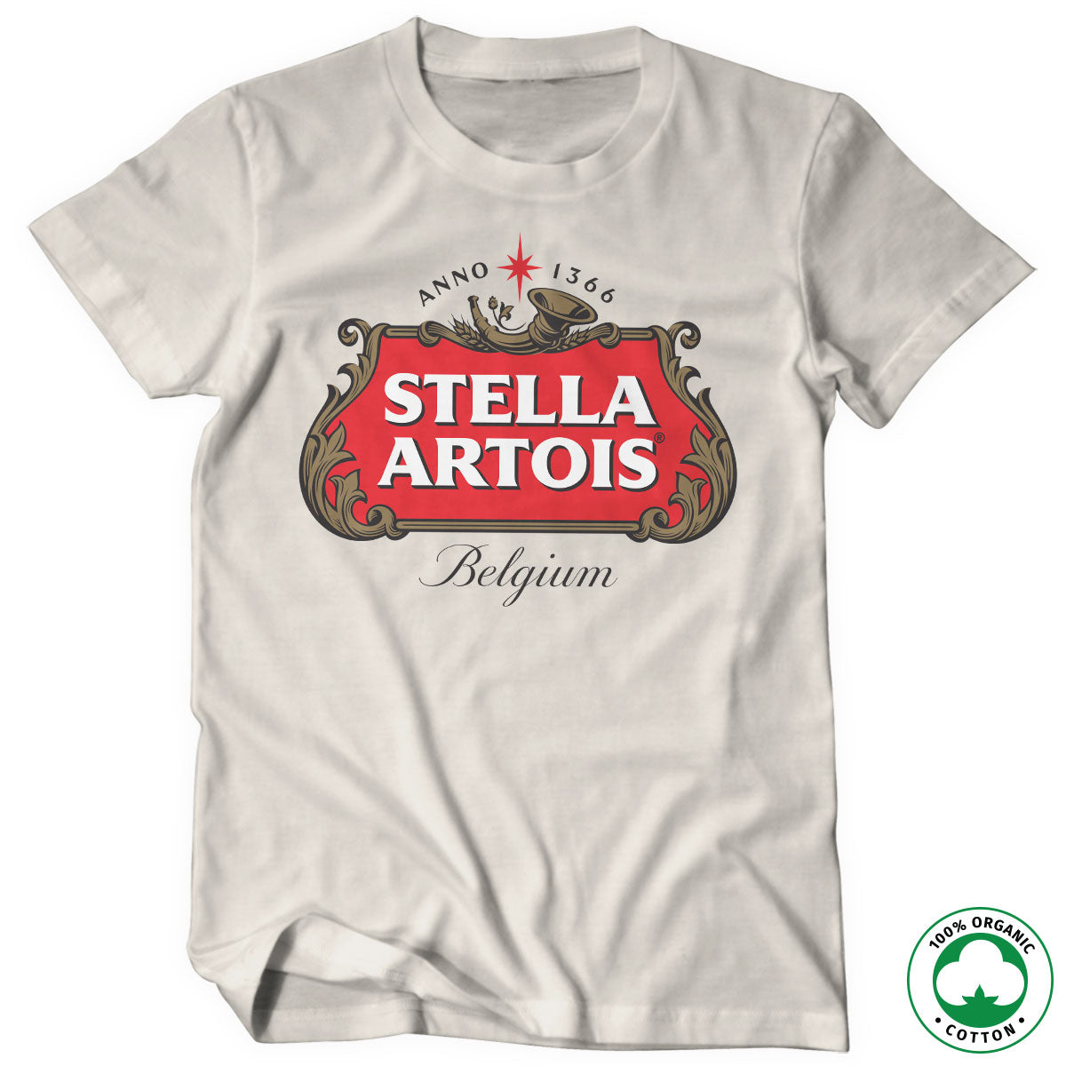 Stella Artois Belgium Logo Organic T-Shirt