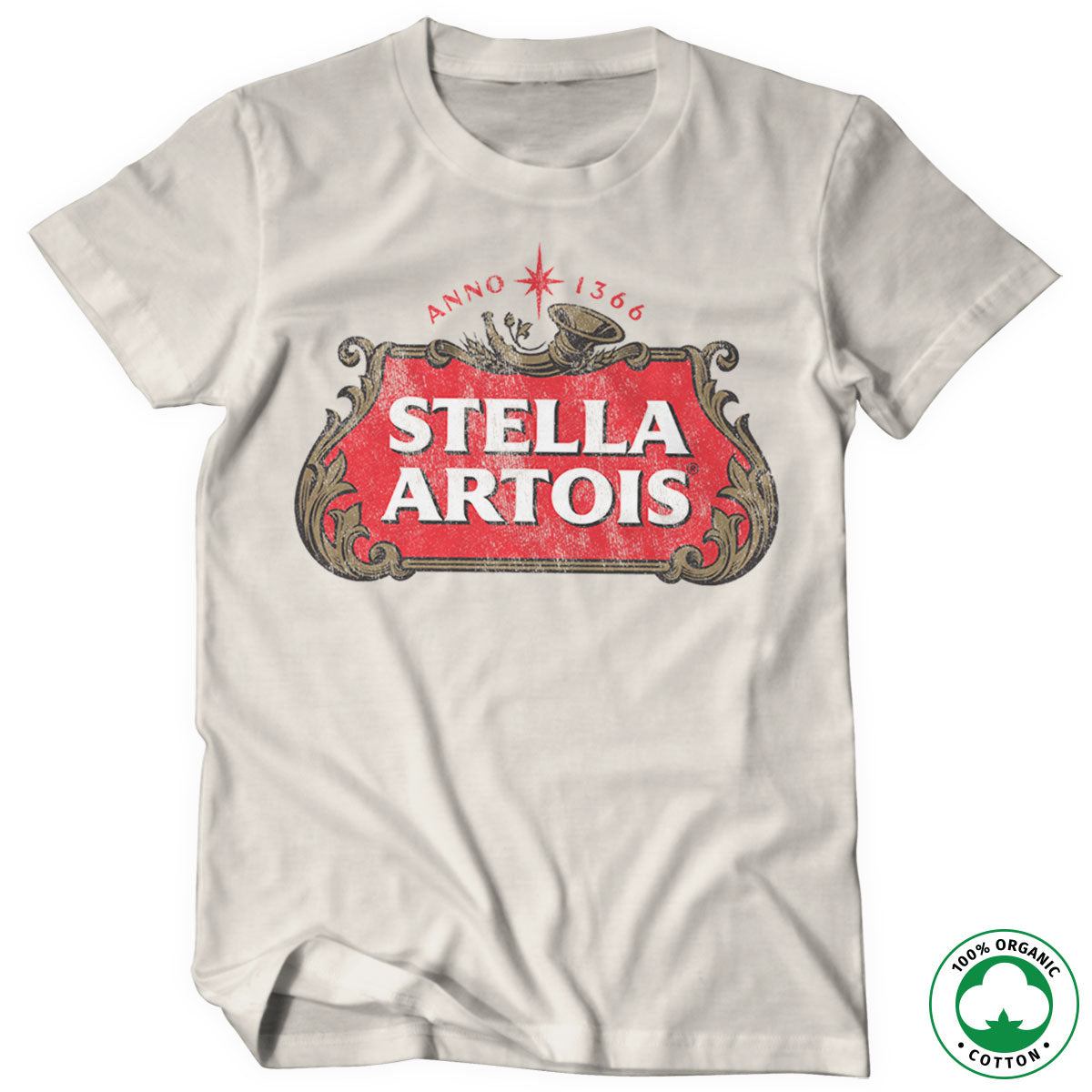 Stella Artois Washed Logo Organic T-Shirt