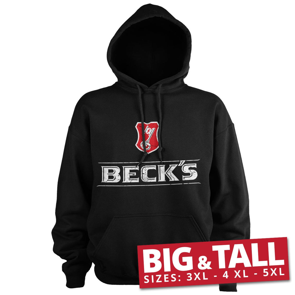 Beck's Washed Logo Big & Tall Hoodie