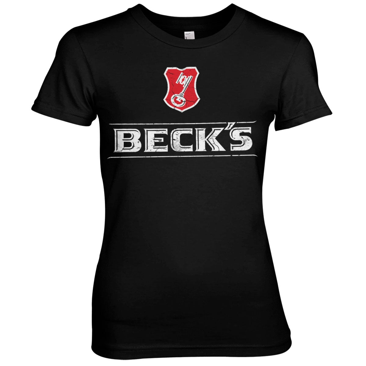 Beck's Washed Logo Girly Tee