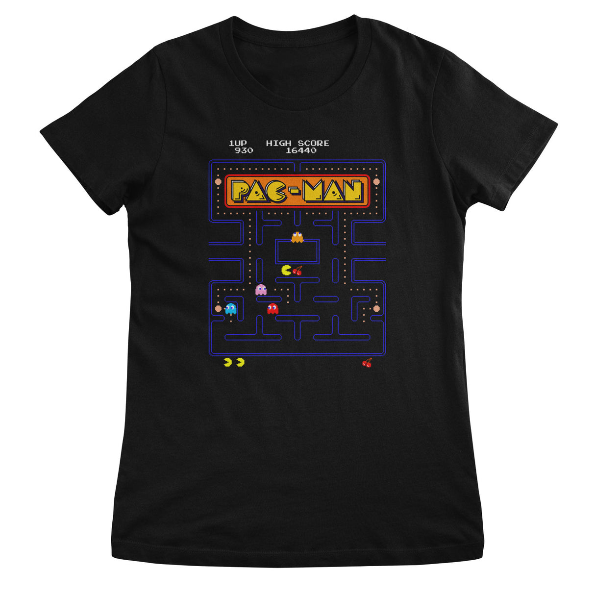 Pac-Man Maze Girly Tee