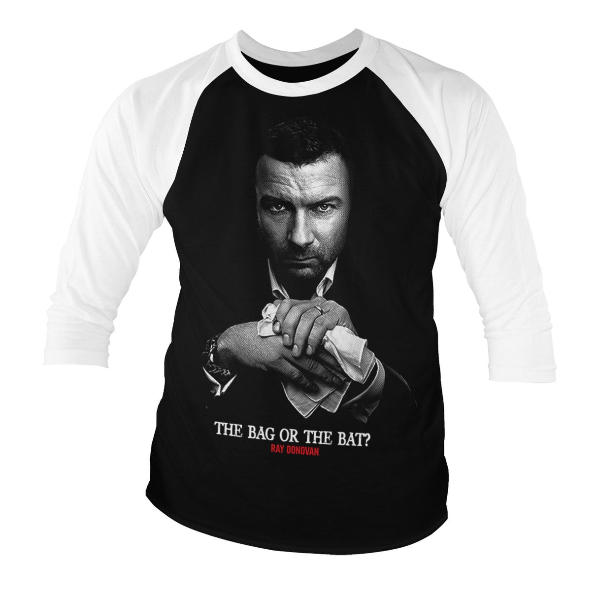 Ray Donovan - The Bag Or The Bat Baseball 3/4 Sleeve Tee