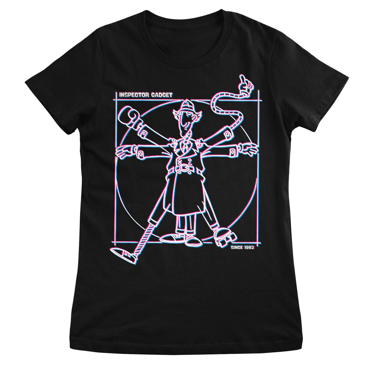 Inspector Gadget - Vitruvian Man Girly Tee