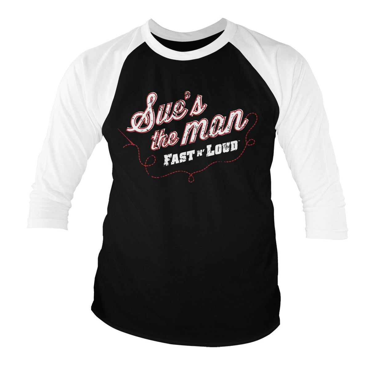 Sue's The Man Baseball 3/4 Sleeve Tee