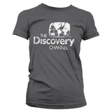 Discovery Channel Distressed Logo Girly Tee