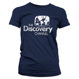 Discovery Channel Distressed Logo Girly Tee