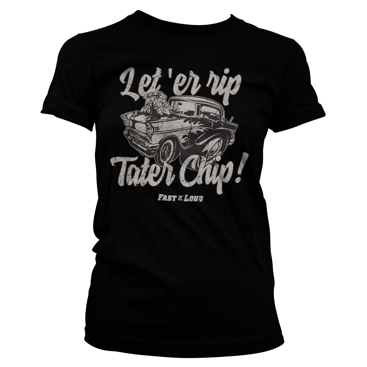 Let 'Er Rip Tater Chip Girly Tee