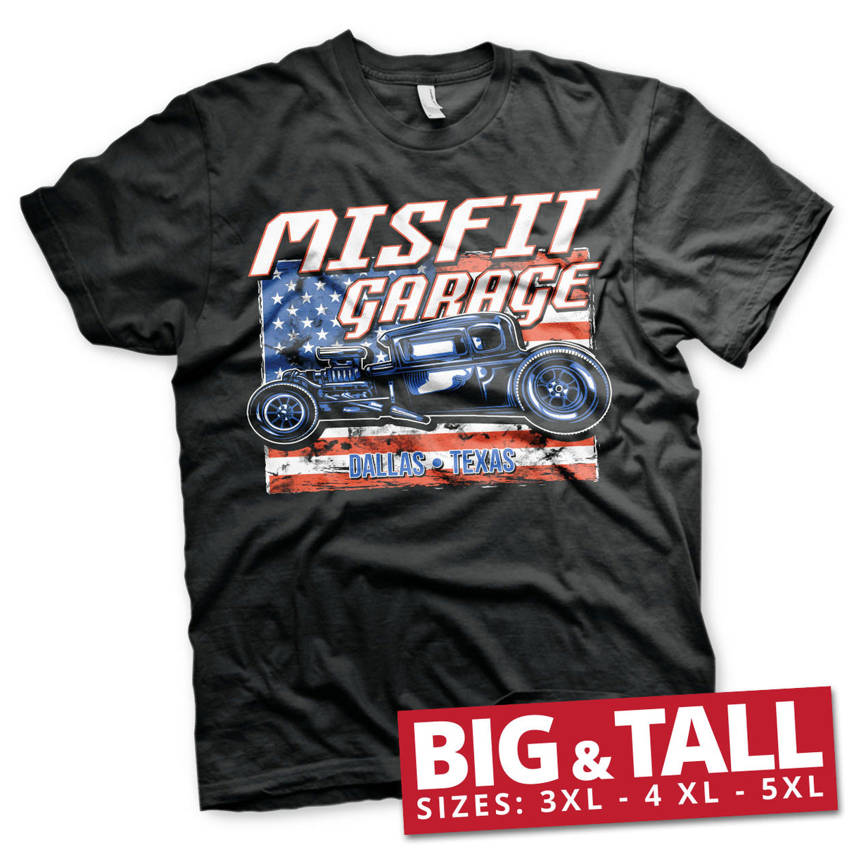 Misfit Garage Old Glory Big & Tall T-Shirt