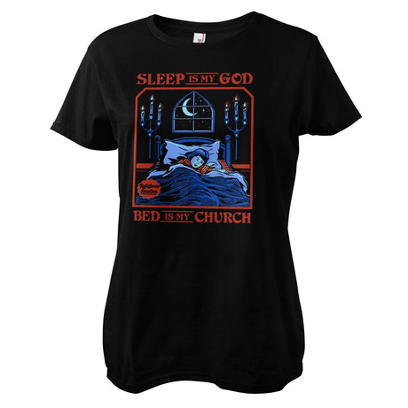 Sleep Is My God - Bed Is My Church Girly Tee