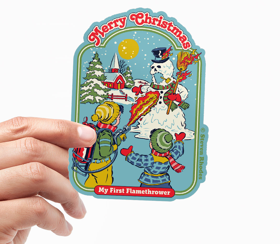 Steven Rhodes - Merry Christmas Sticker