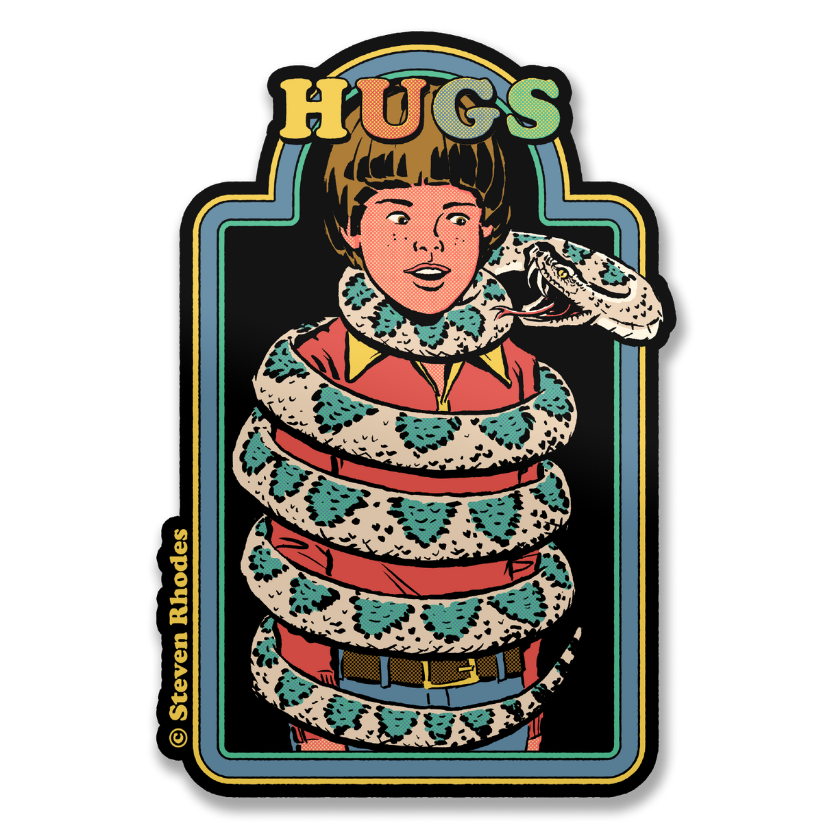 Steven Rhodes - Hugs Sticker