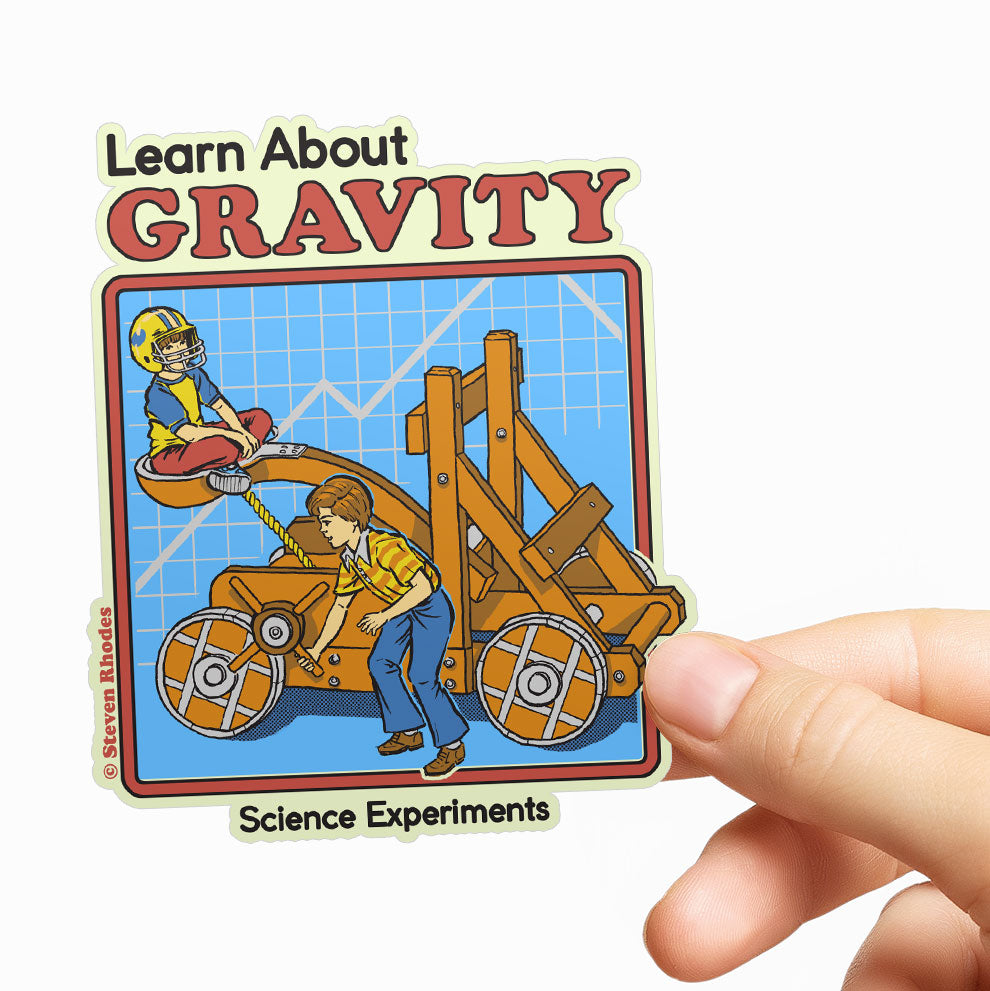 Steven Rhodes - Learn About Gravity Sticker