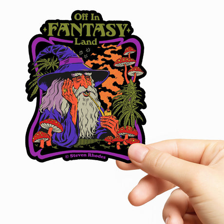 Steven Rhodes - Off In Fantasy Land Sticker