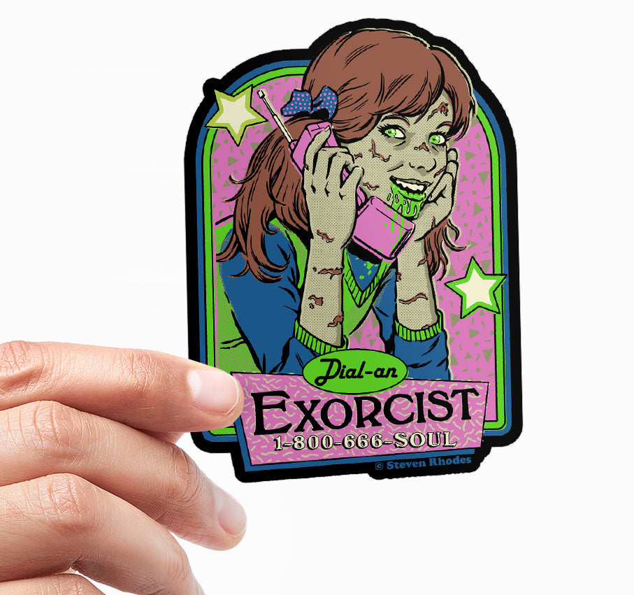 Steven Rhodes - Dial-An Exorcist Sticker