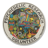 Steven Rhodes - Psychedelic Research Volunteer Sticker