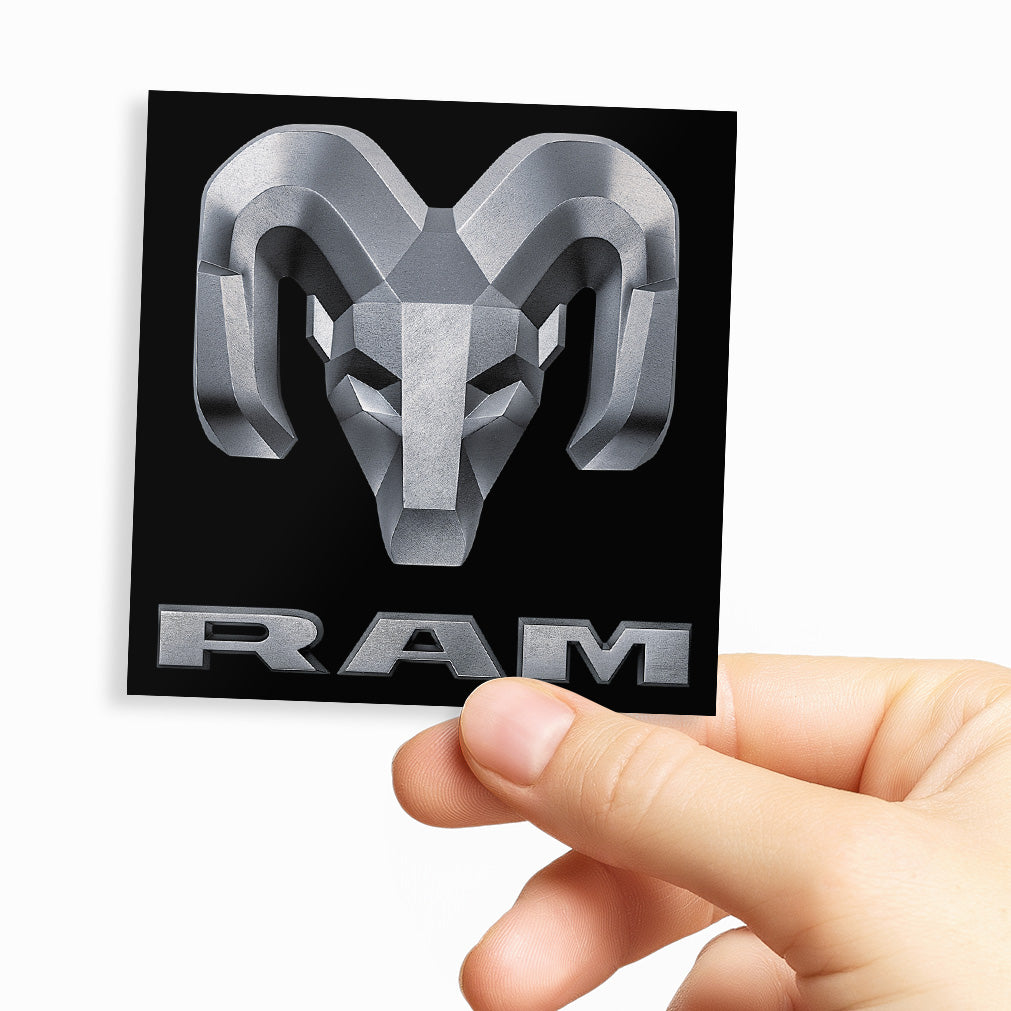 RAM Iron Logo Sticker