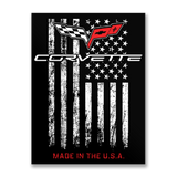 Corvette - Made In The U.S.A. Sticker