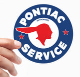 Pontiac Service Logo Sticker