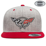 Corvette C5 Flags Premium Snapback Cap