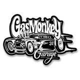 Gas Monkey Garage - White Car Sticker